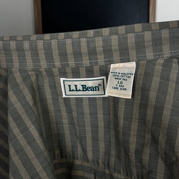 LL Bean Vintage Striped Boxy Button Up - Picture 5 of 5